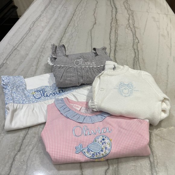 Size 24 months Monogrammed "Olivia" Clothing - Picture 2 of 10
